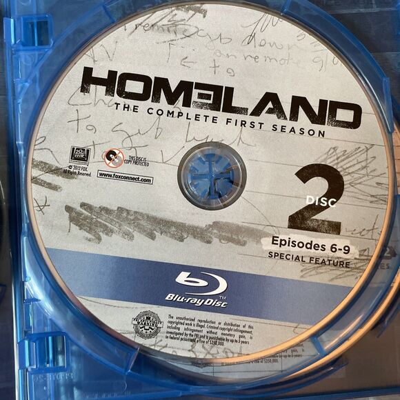 Homeland: The Complete First Season (Blu-ray, 2012, 3-Disc Set) Claire Danes - Picture 7 of 14